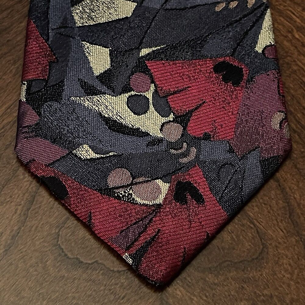 Vintage Couture By Bella Nova 100% Silk Men’s Neck Tie Made In Italy